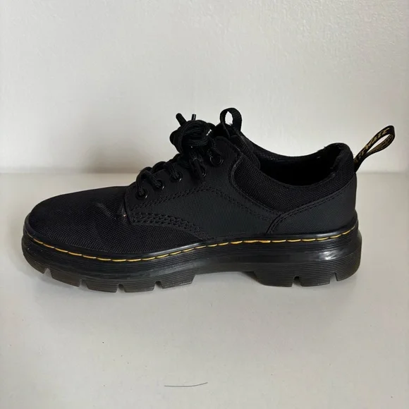 Dr Martens Black Reeder Utility Shoes - Picture 8 of 16